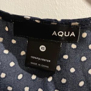 Aqua brand size XS navy blue dress
